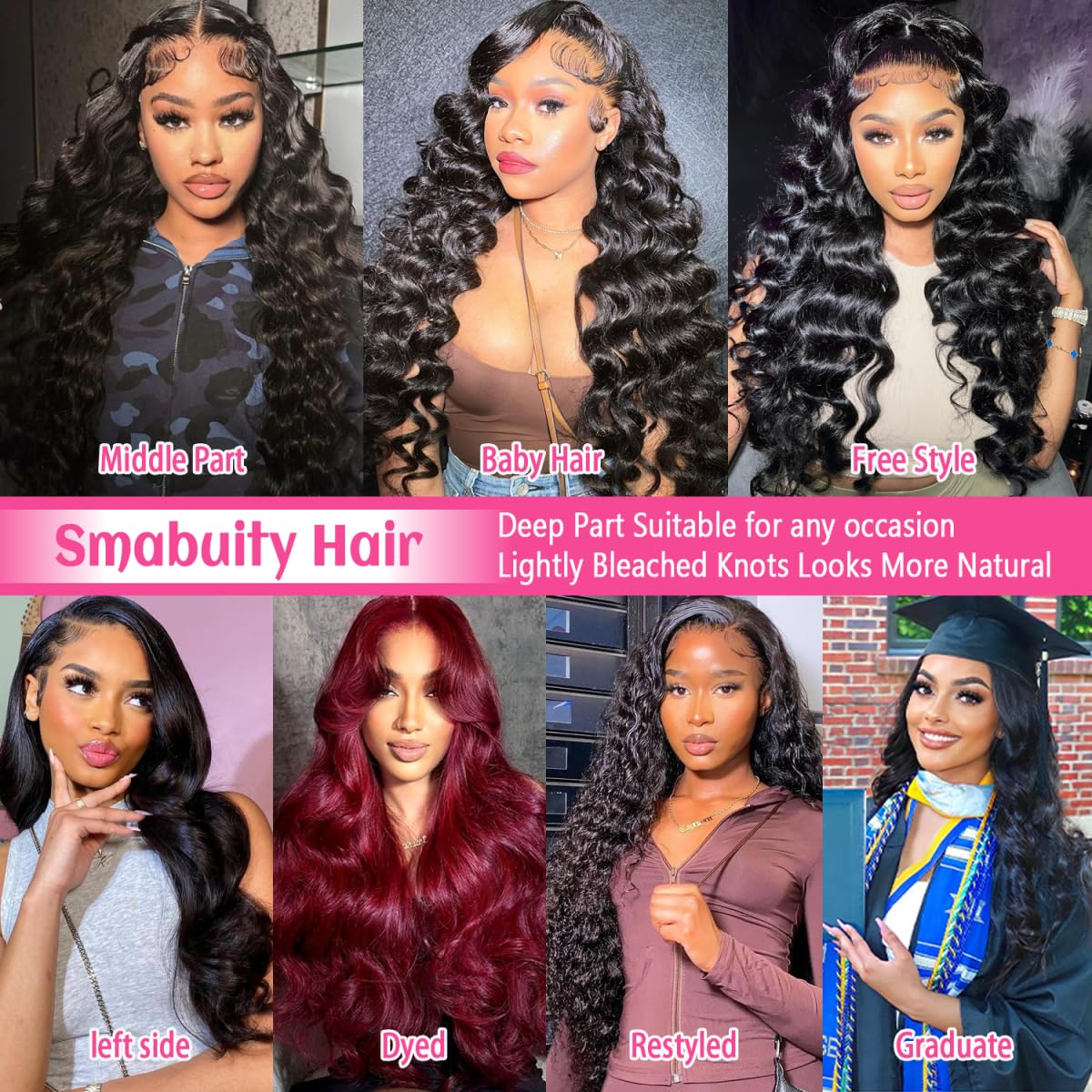 Luxyra 26" Body Wave HD Lace Front Wig – 180% Density, Glueless